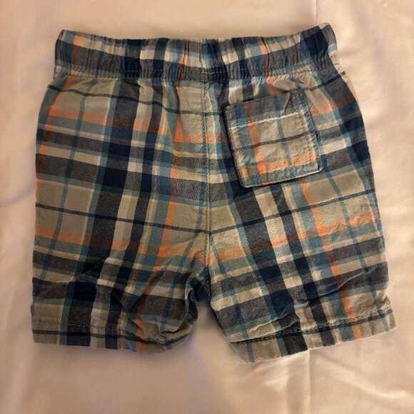 Jumping Beans 18 months boys blue, orange & white shorts w/elastic waist - Picture 2 of 3